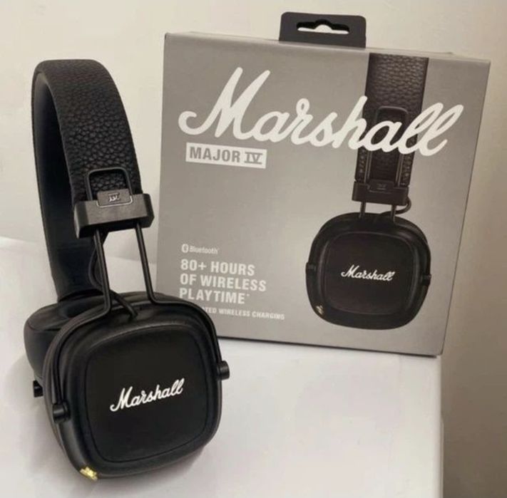 Marshall Major 4 Major IV Bluetooth Black оригінал навушники