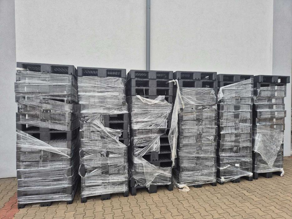 Palety plastikowe 120x80 uzywane, duża ilość