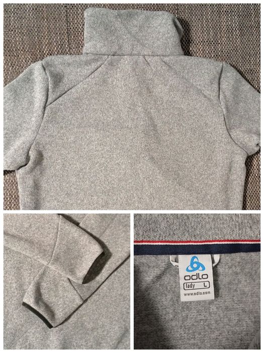 Дуже тепла жіноча в'язана флісова кофта Odlo. Розмір L.
