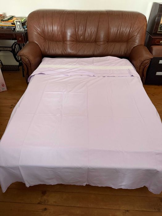 Sofá Cama de 3 lugares e 2 Cadeirões