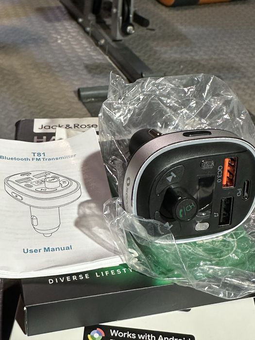 transmiter samochodowy Bluetooth FM SONRU T81