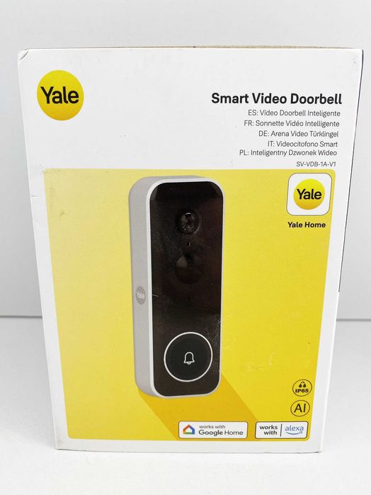Wideo domofon Yale Czarny Bezprzewodowy z Interkomem