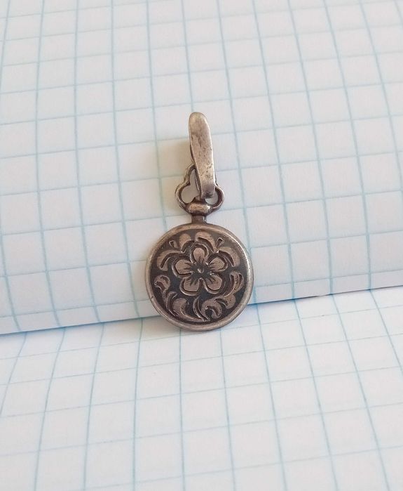 Вінтажний кулон підвіс Срібло 875 проба. Зірка. Чернь. СРСР