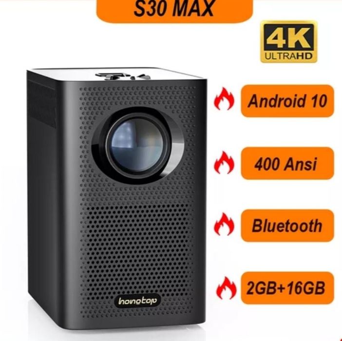 LED проектор Hongtong S30 MAX Android 10