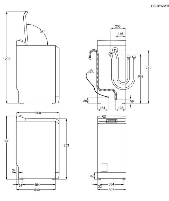 Pralka Electrolux  6kg 1200rpm  ładowana od góry   Ładna Sprawna