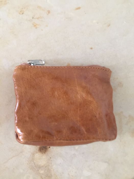 Porta moedas tunisino em pele