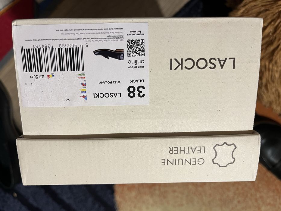 Lasocki roz. 38. Skóra naturalna