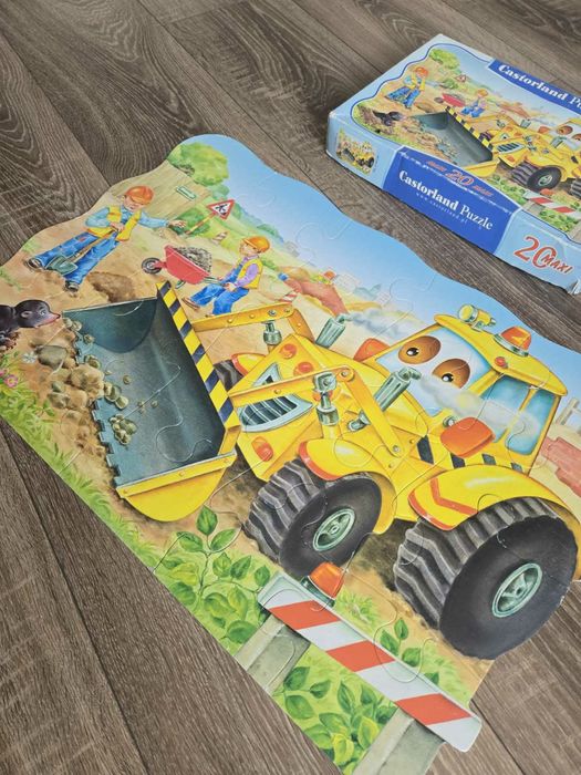 Макси-пазл Бульдозер Castorland Puzzle 20 деталей