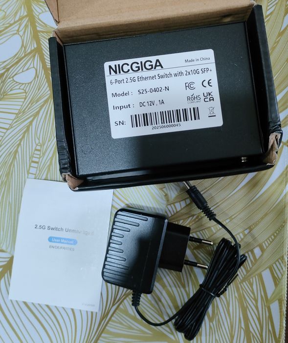 Switch NICGIGA 6 portów/przełącznik sieciowy