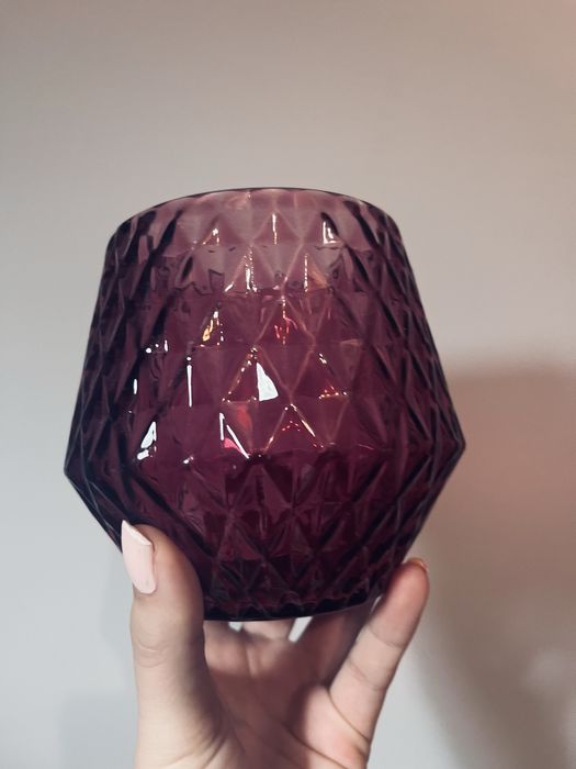 Vinage fioletowy flakon retro