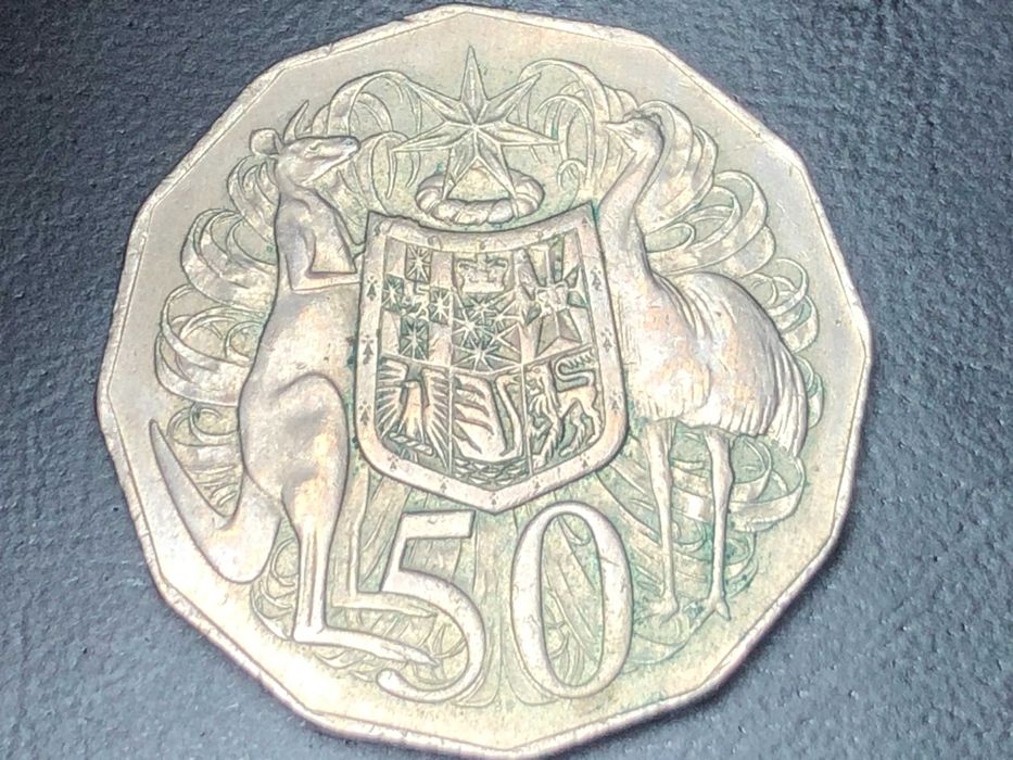Austrália 1974 - 50 Cent Cuproniquel