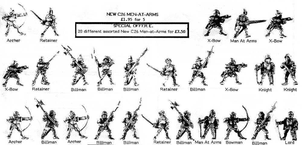 Warhammer Fantasy Battle: Bretonnia, C26 Feudal Men At Arms, Billman