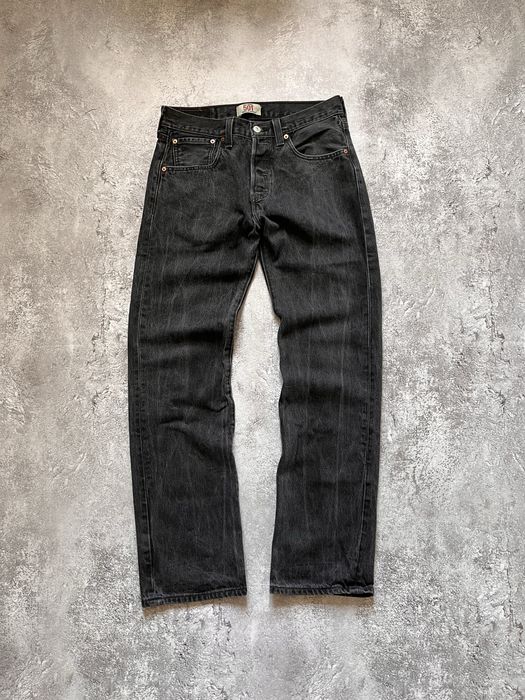 Широкі Вінтажні Сірі Джинси від Levis 501