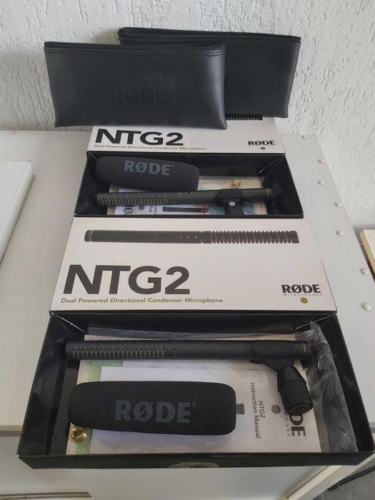 Microfone Shotgun RØDE NTG2 Profissional