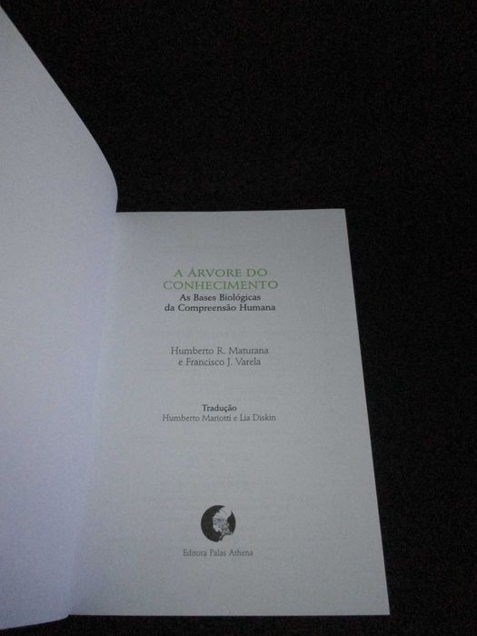 Livro A Árvore do Conhecimento Maturana e Varela