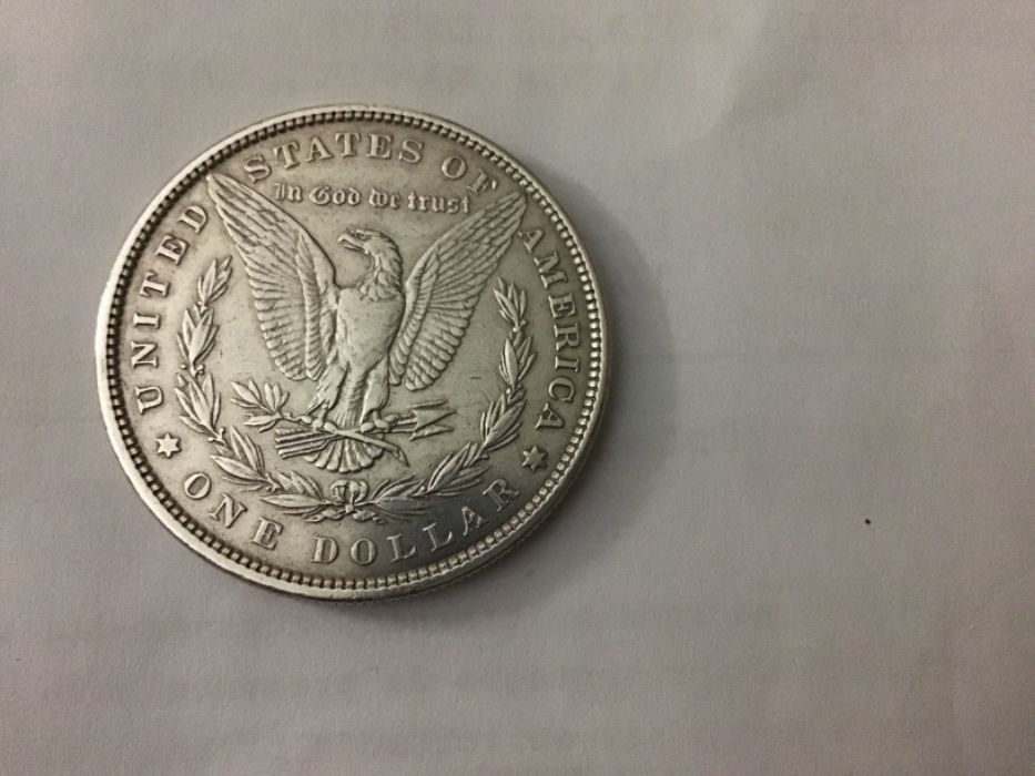 Moeda de dólar em prata 1879 s morgan silver