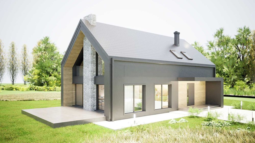 PROJEKT DOMU INDYWIDUALNY - Biuro Projektowe Architekt,  Projektant