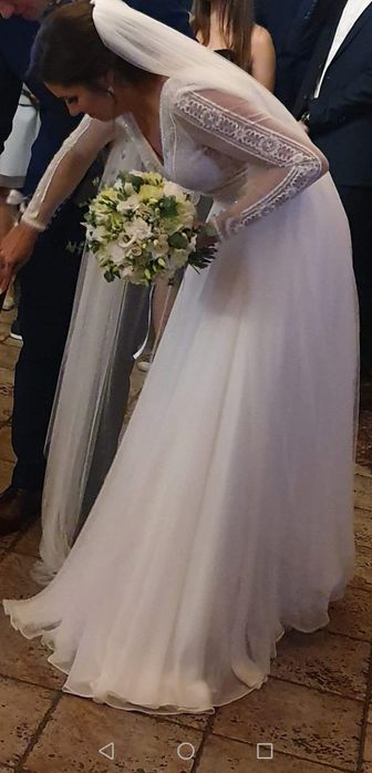 Suknia ślubna boho 36