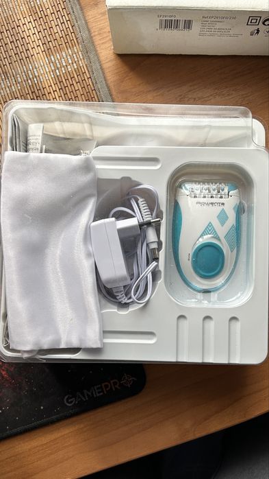 Эпилятор Rowenta Skin Spirit EP2910F0 + коробка и насадки