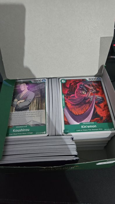Cartas one piece op13 op12 tcg card