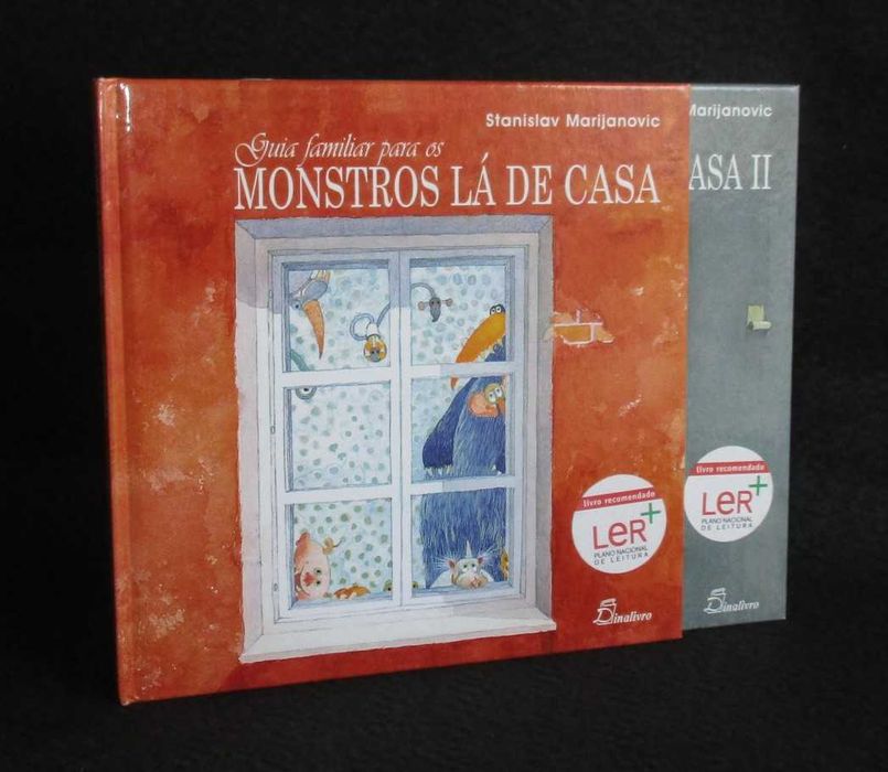 Livros Guia Familiar para os Monstros lá de Casa Marijanovic 2 volumes