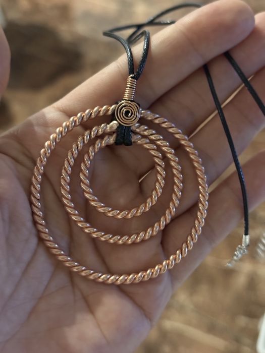 Wisiorek tensorowy miedziany trio Ramu, Viking, 68mhz