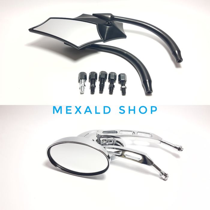 Мото дзеркала Yamaha Drag Star Suzuki Boulevard Honda Shadow Kawasaki