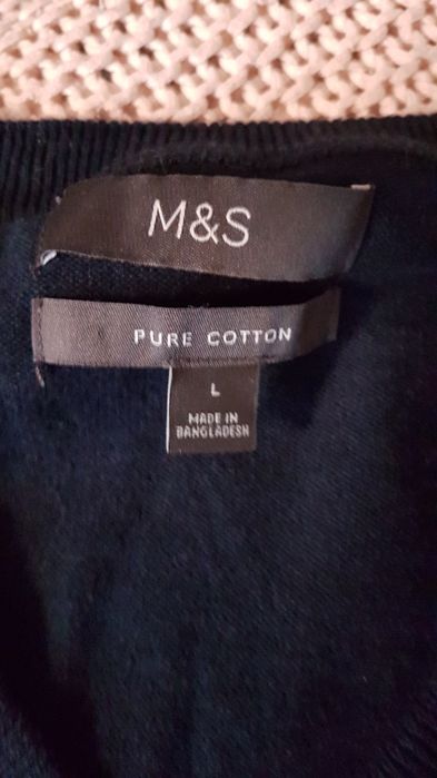 Sweter  bawełniany,męski M&S