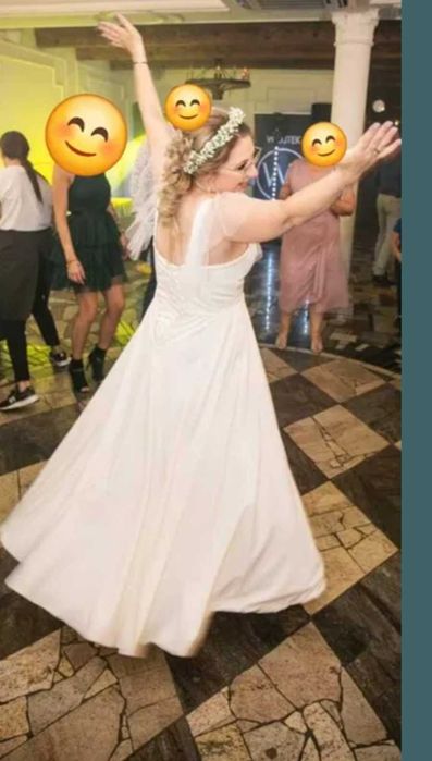 Suknia ślubna prosta