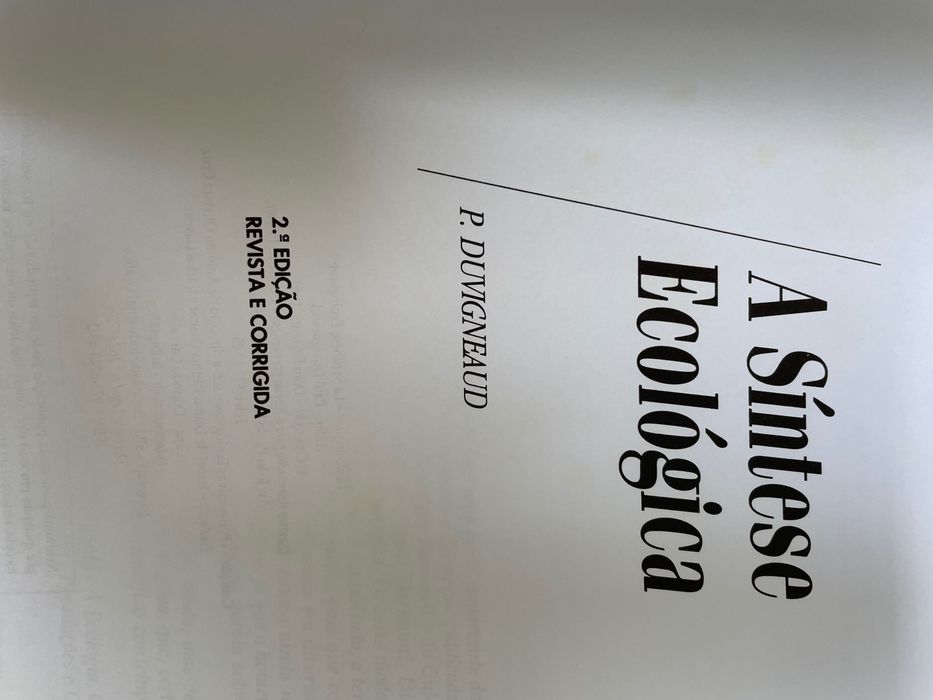 A Síntese Ecológica