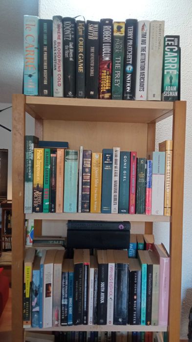 Vendo livros em segunda mão em inglês e francês.