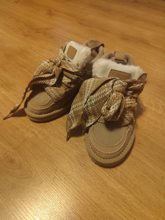 Sniegowce sneakersy niskie ocieplane zimowe