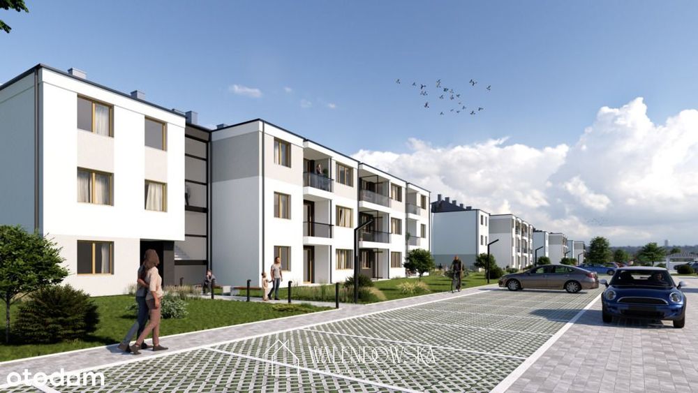 3 pokoje, miejsce postojowe- Siemianice, Graniczna