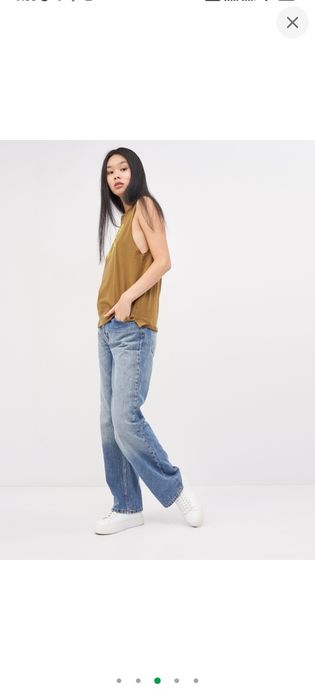 Джинсы Pull & bear расклешенные унисекс женские/мужские р.32