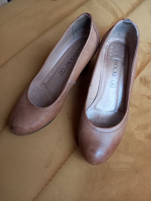 Buty na obcasie, 39, Lasocki, skora