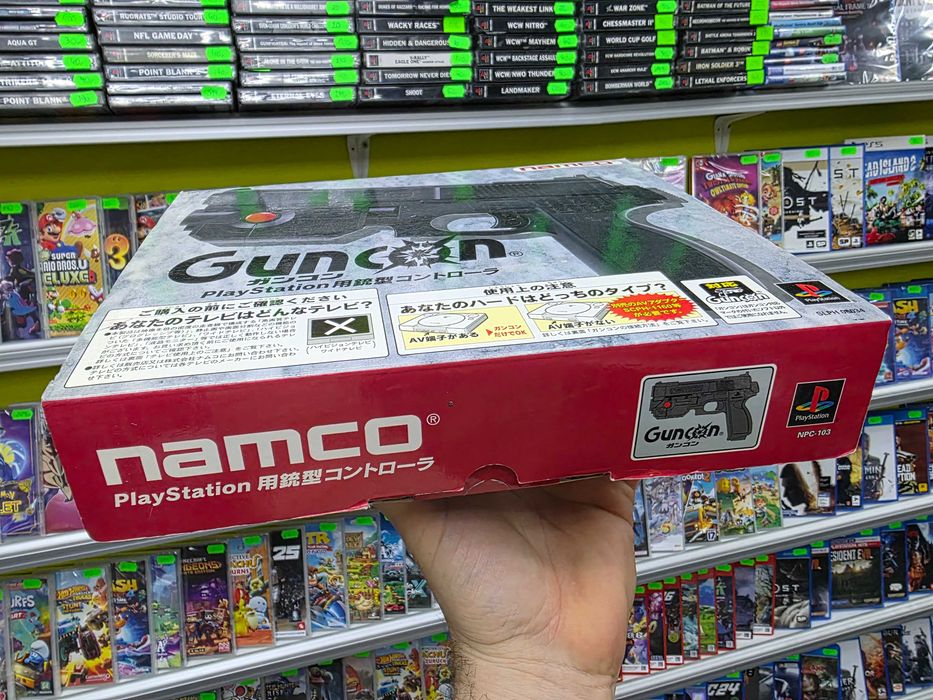 Oryginalny GunCon Gun Con Pistolet Light Gun do konsoli Playstation PSX ...