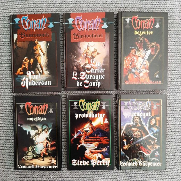 CONAN czarna seria Amber - Robert E. Howard i inni (30 zł sztuka do wyboru) całość 179,99 zł.