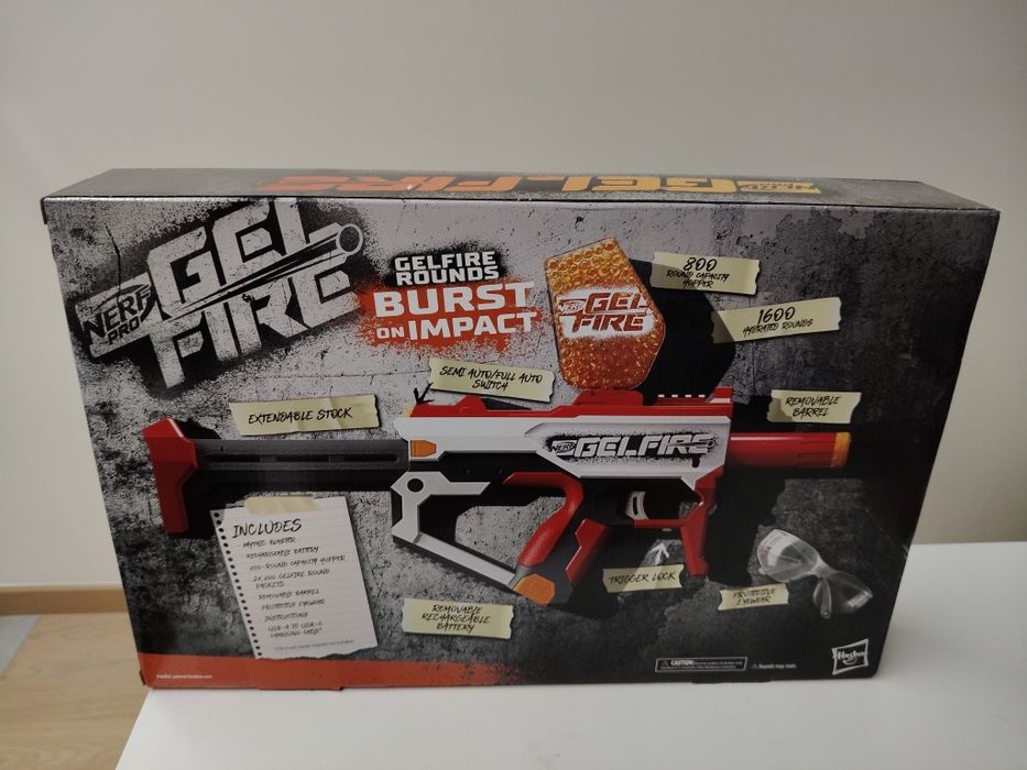 Nerf Pro Gelfire Mythic Blaster nowy