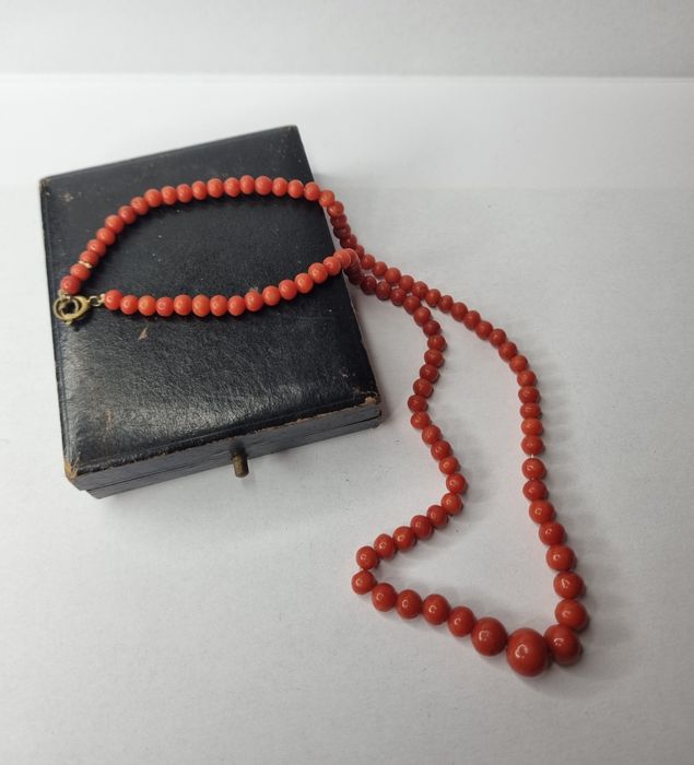 Koral szlachetny naszyjnik koral