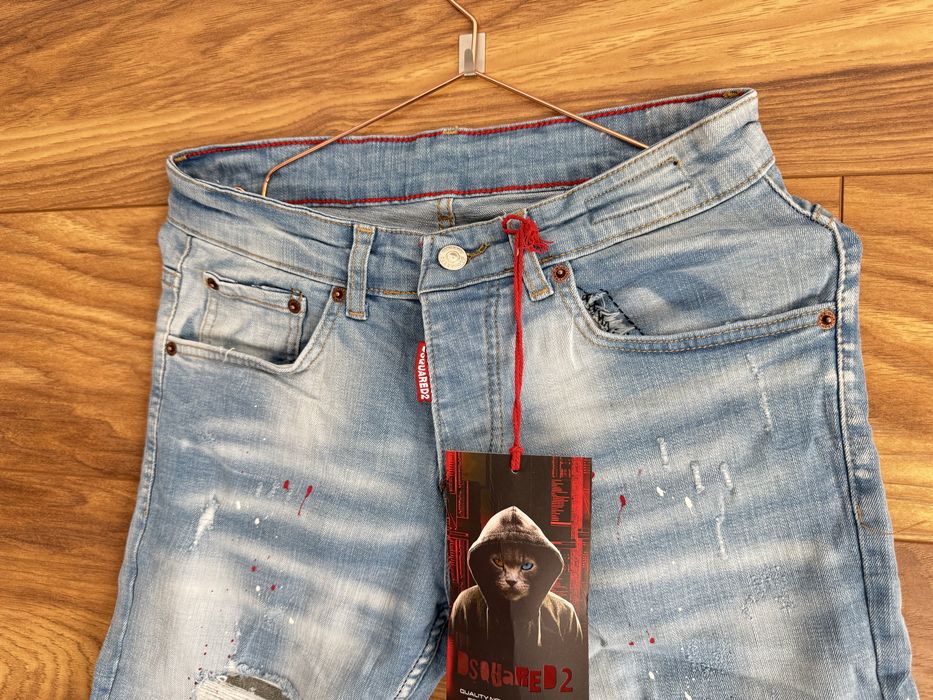 Dsquared spodenki jeansowe