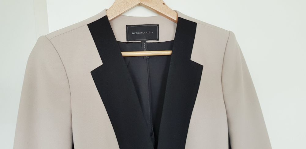 BCBG MaxAzria marynarka ,beż+czerń