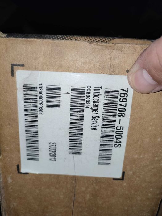 Turbo turbocompressor Garrett novo na caixa TGV GT2056V