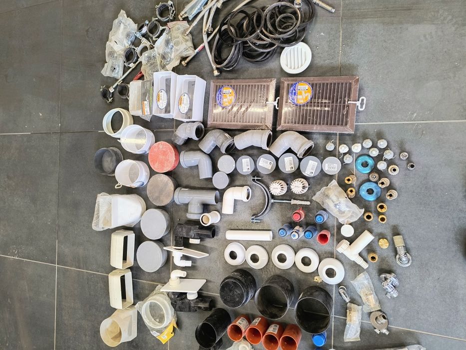 Pozostałości po budowie armatura wodna