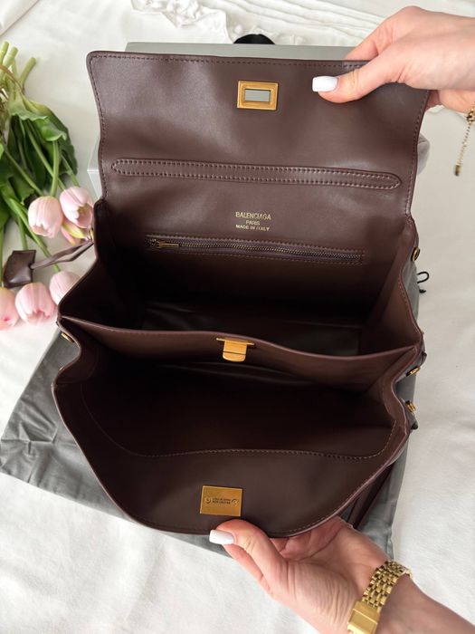 Torba Balenciaga rodeo chocolate