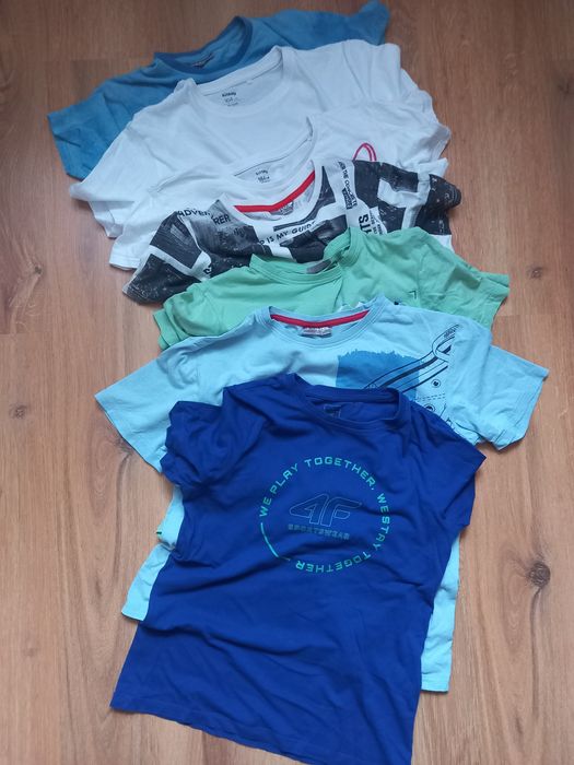 Koszulki zestaw t-shirt koszulka 4F Sinsay Destination  146-152