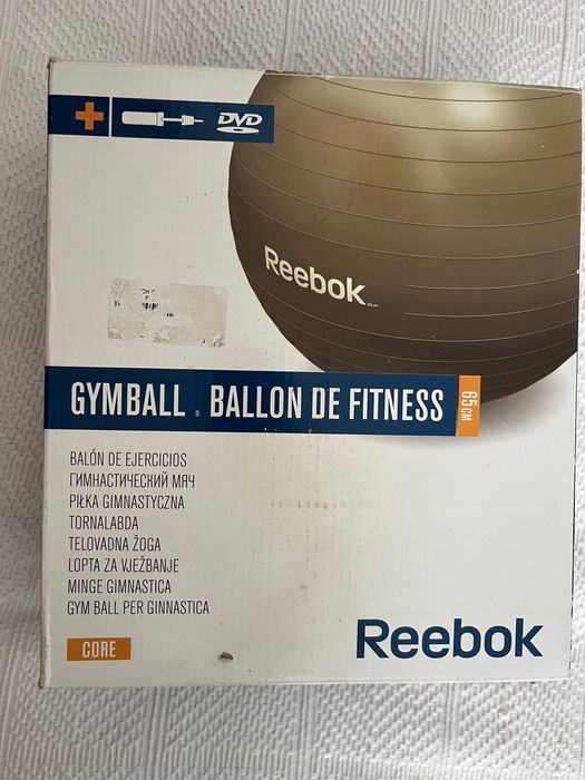 Bola ginastica Reebok 65cm cinzenta