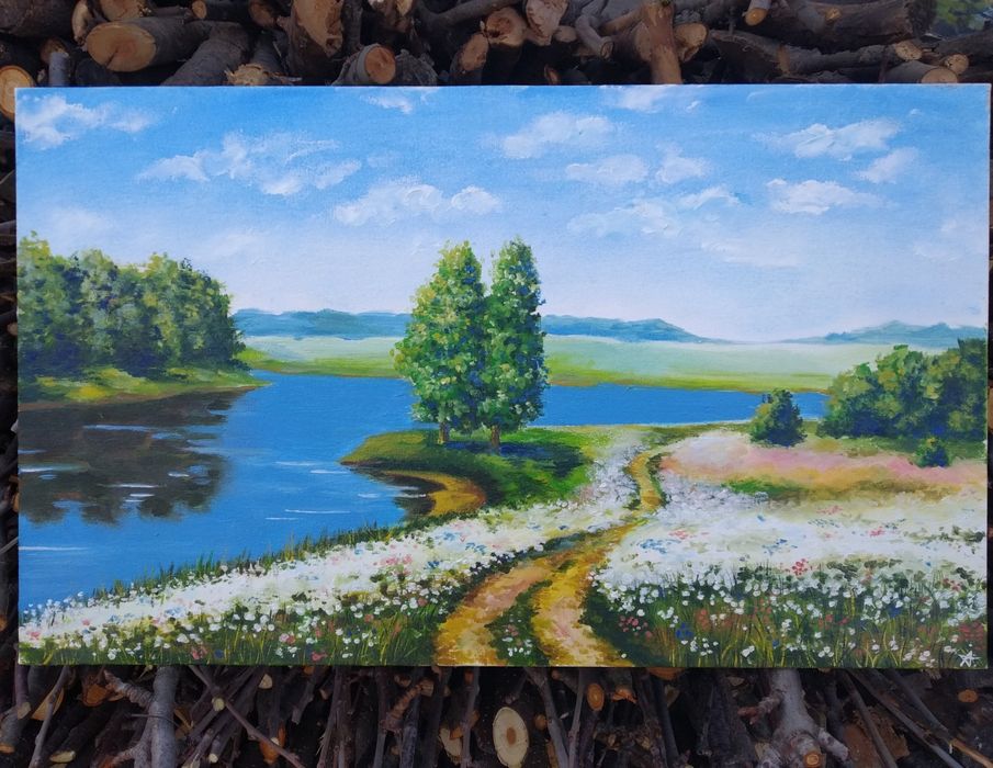 Пейзаж. Картина маслом