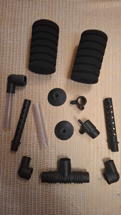 Filtro duplo de esponja para aquário