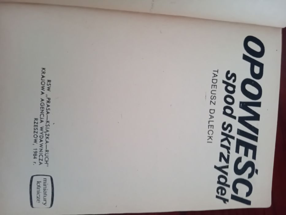 Tadeusz Dalecki Opowieści spod skrzydeł