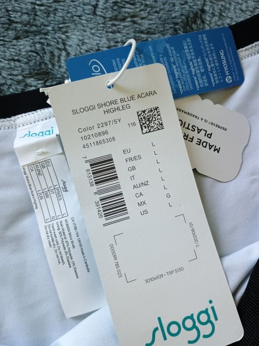 Dół od bikini Granatowe highleg Sloggi